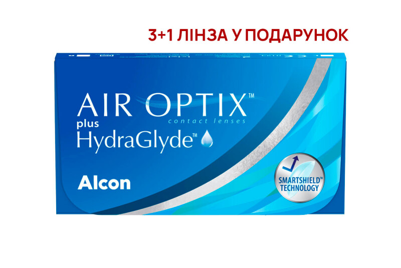 Місячні контактні лінзи Air Optix Plus HydraGlyde